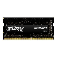 Kingston FURY Impact - DDR4 - module - 8 GB - SO-DIMM 260-pin - 3200 MHz / PC4-25600 - CL20 - 1.2 V - unbuffered - non-ECC - black