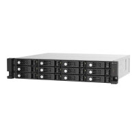 QNAP TL-R1220Sep-RP - Hard drive array - 12 bays (SATA-600 / SAS-3) - SAS 12Gb/s (external) - rack-mountable - 2U QNAP TL-R1220Sep-RP - Hard drive array - 12 bays (SATA-600 / SAS-3) - SAS 12Gb/s (external) - rack-mountable - 2U