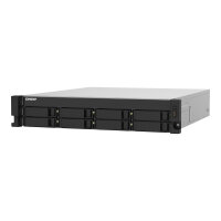 QNAP TS-832PXU - NAS server - 8 bays - rack-mountable - SATA 6Gb/s - RAID 0, 1, 5, 6, 10, 50, JBOD, 60 - RAM 4 GB - Gigabit Ethernet / 2.5 Gigabit Ethernet / 10 Gigabit Ethernet - iSCSI support - 2U QNAP TS-832PXU - NAS server - 8 bays - rack-mountable - SATA 6Gb/s - RAID 0, 1, 5, 6, 10, 50, JBOD, 60 - RAM 4 GB - Gigabit Ethernet / 2.5 Gigabit Ethernet / 10 Gigabit Ethernet - iSCSI support - 2U