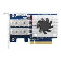 QNAP QXG-10G2SF-CX4 - Network adapter - PCIe 3.0 x8 low profile - 10 Gigabit SFP+ x 2 - for QNAP ES1640DC V2, TS-1277, 253, 453, 473, 677, 853, 877, 977, TVS-2472, 473, 673, 872, 873 QNAP QXG-10G2SF-CX4 - Network adapter - PCIe 3.0 x8 low profile - 10 Gigabit SFP+ x 2 - for QNAP ES1640DC V2, TS-1277, 253, 453, 473, 677, 853, 877, 977, TVS-2472, 473, 673, 872, 873