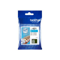 Brother LC421C - Cyan - original - ink cartridge - for Brother DCP-J1140DW, MFC-J1010DW - Brother LC 421
