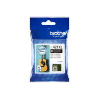 Brother LC421XLBK - High Yield - black - original - ink cartridge - for Brother DCP-J1140DW, MFC-J1010DW