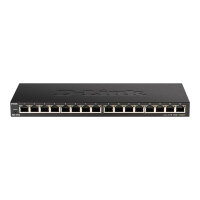 D-Link DGS 1016S - Switch - unmanaged - 16 x 10/100/1000 - desktop