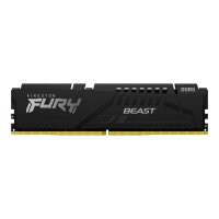 Kingston FURY Beast - DDR5 - module - 16 GB - DIMM 288-pin - 5200 MHz / PC5-41600 - CL40 - 1.25 V - unbuffered - on-die ECC