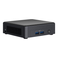 Intel Next Unit of Computing 11 Pro Kit NUC11TNKi70Z - Barebone - mini PC - 1 x Core i7 1165G7 - RAM 0 GB - Iris Xe Graphics - GigE, Bluetooth 5.2 - WLAN: 802.11a/b/g/n/ac/ax, Bluetooth 5.2 Intel Next Unit of Computing 11 Pro Kit NUC11TNKi70Z - Barebone - mini PC - 1 x Core i7 1165G7 - RAM 0 GB - Iris Xe Graphics - GigE, Bluetooth 5.2 - WLAN: 802.11a/b/g/n/ac/ax, Bluetooth 5.2