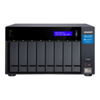 QNAP TVS-872XT - NAS server - 8 bays - SATA 6Gb/s - RAID 0, 1, 5, 6, 10, 50, JBOD, 60 - RAM 16 GB - 10GBase-T - iSCSI support QNAP TVS-872XT - NAS server - 8 bays - SATA 6Gb/s - RAID 0, 1, 5, 6, 10, 50, JBOD, 60 - RAM 16 GB - 10GBase-T - iSCSI support