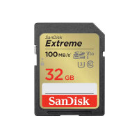 SanDisk Extreme PLUS - Flash memory card - 32 GB - UHS-I U3 / Class10 - SDHC UHS-I