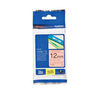 Brother P-Touch Tape 12mm Black on Orange (Width: 12mm, fade resistant and wipe clean) TZEB31