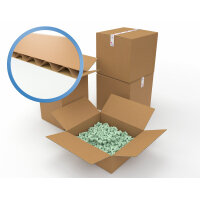 Packing Carton Single Wall Strong Flat Packed 305x254x254mm Brown [Pack 25]