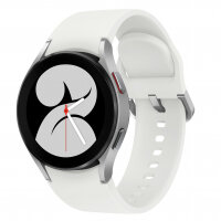 Samsung Galaxy Watch4 3.05 cm (1.2") Super AMOLED 40 mm 4G Silver GPS (satellite) Samsung Galaxy Watch4 3.05 cm (1.2") Super AMOLED 40 mm 4G Silver GPS (satellite)