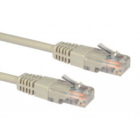 Cables Direct 1m Cat5e networking cable Grey U/UTP (UTP)