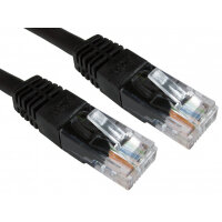 Cables Direct ERT-600K networking cable Black 0.5 m Cat6 U/UTP (UTP)