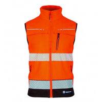Beeswift DELTIC HI-VIS GILET TWO-TONE  Orange Black M
