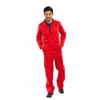 Beeswift Boilersuit Work Overall Size 42 Red Ref PCBSRE42