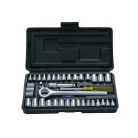 BlueSpot Tools Mixed Drive Socket Set, 40 Piece