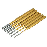 BlueSpot Tools Gold Pin Punch Set  6 Piece
