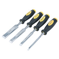 BlueSpot Tools Chisel Set Double Colour Handle Set, 4 Piece