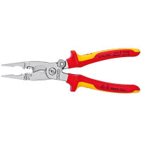 Knipex VDE Multifunctional Installation Pliers with Opening Spring 200mm
