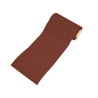 Faithfull Aluminium Oxide Sanding Paper Roll Red Heavy-Duty 115mmx50m 80G