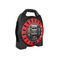 Faithfull Semi-Enclosed Cable Reel 240V 13A 4-Socket 20m