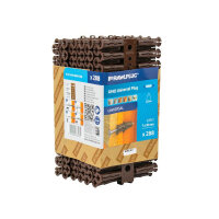 Rawlplug Brown UNO Plugs 7x30mm (Pack 288)