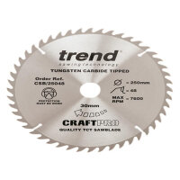 Trend CSB/25048 CraftPro Circular Saw Blade 250x30mmx48T