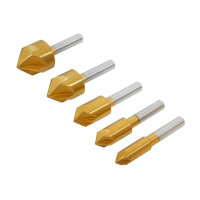 HSS Titanium Countersink Bit Set, 5 Piece