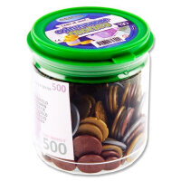 Clever Kidz 190 Piece Tub Coin & Paper Euro Money Set - Fun Learning Tool