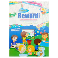 Clever Kidz Task and Reward Chart Pad with Stickers - Behavioral Management Tool