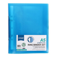 Concept A5 Ringbinder with 10 Punched Pockets - Durable & Portable