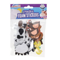 Crafty Bitz Squishy Foam Stickers - On The Farm - Fun Kids