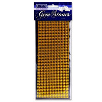 Icon Craft Self Adhesive Gold Gem Stones - Pack of 1000 - Sparkling Embellishments