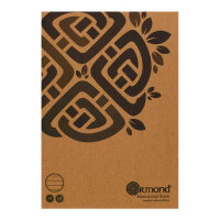 Ormond Kraft Manuscript Book A4 - 120 Pages - Eco-Friendly Writing Notebook