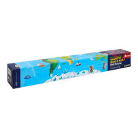 Ormond Magnetic World Map Wall Sticker - Fun Geography Learning Tool