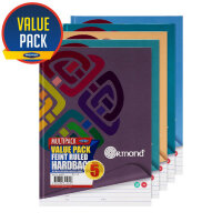 Ormond Hardcover Notebook Pack of 5 A4 - 160 Pages - Professional Writing Books