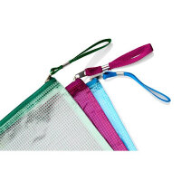 Premier B5 Universal Mesh Storage Wallet Assorted Colours - Handy Organizer for Small Items