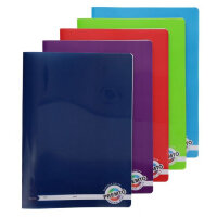 Premier A4 Durable Cover Manuscript Book Assorted Colours 120 Pages - Versatile for Various Subjects