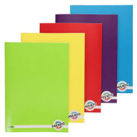 Premto Manuscript Book A4 - 120 Pages, Assorted Colours - Reliable Note-Taking Journal