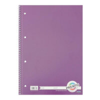 Premier A4 Spiral Notebook 160 Pages Grape Juice - Bright and Vibrant for Everyday Use