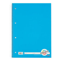 Premier A4 Spiral Notebook 320 Pages Printer Blue - Ideal for Comprehensive Note-Taking