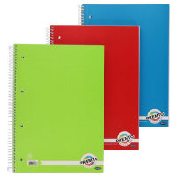 Premier A4 Spiral Notebook 320 Pages Assorted Colours - Perfect for Extended Note-Taking