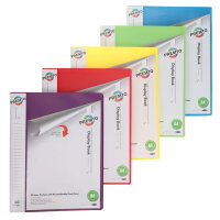 Premto Display Book A4 - 40 Pockets, Assorted Colours - Professional Filing Solution