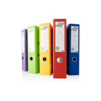 Premto Lever Arch File A4 75mm - Assorted Colours - Strong Document Storage