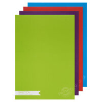 Premier A4 Sketch Pad 30 Sheets Assorted Colours - Ideal for Artists and Designers