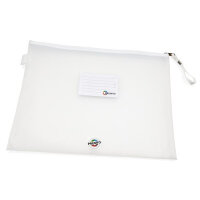 Premier A4+ Extra Durable Storage Wallet Ice Clear Pearl - Great for Keeping Documents Safe