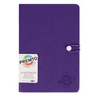Premier A5 Hardcover PU Notebook with Elastic 192 Pages, Grape Juice - Perfect for Organizing Your Thoughts