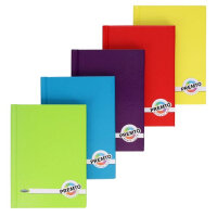 Premier A6 Hardcover Notebooks 160 Pages Assorted Colours - Compact and Perfect for Travel