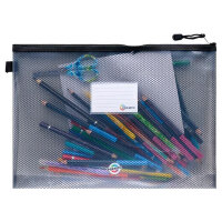 Premto Ultramesh Expanding Storage Wallet B4+ - Jet Black - Durable Document Holder