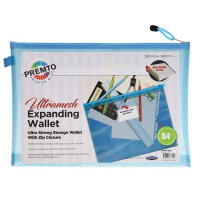 Premier B4+ Ultramesh Expanding Storage Wallet Printer Blue - Great for Filing and Organization