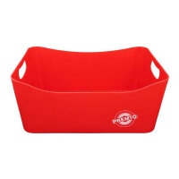 Premto Large Storage Basket Ketchup Red - Perfect for Decluttering Any Space